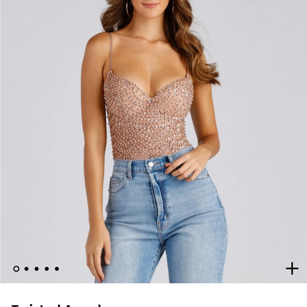 Windsor Twisted Angel Embroidered Bodysuit